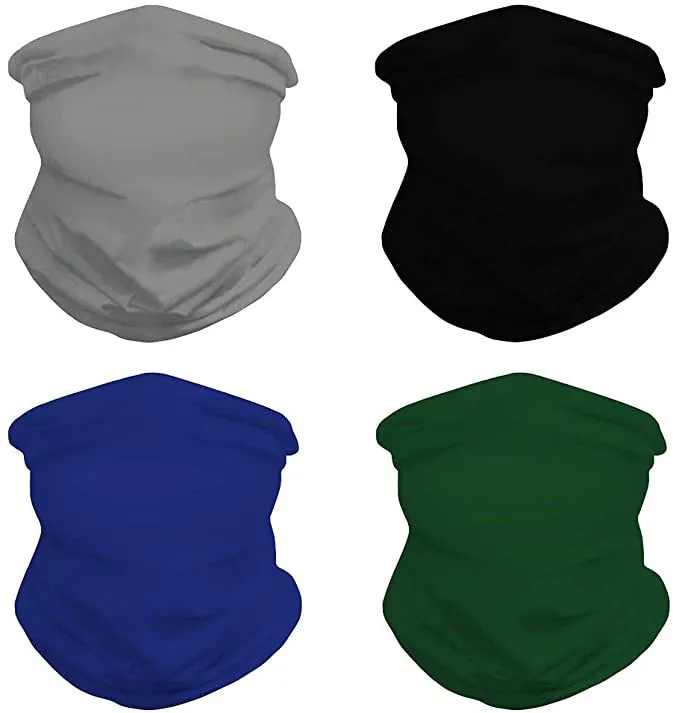 

#H30 4 Pcs Hiking Scarf Sport Headwear Women Reversible Bandanas Turban Hand Band Magic Scarves Outdoor Cycling Headband