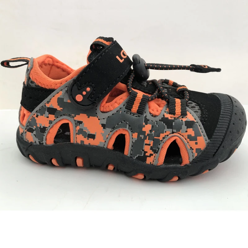 

Summer Infant Shoes Toddler Sandals Shoes Closed Toe Outdoor Sandals for Kids Boy Girl Size 22-25