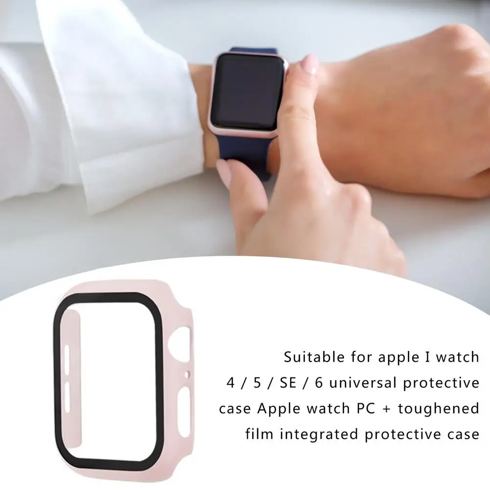 Защитный чехол для наручных часов iWatch серии 6 5 4 SE 40 мм аксессуары смарт-браслета PC