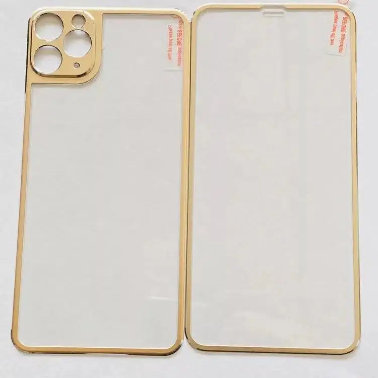 10pcs Front + Back 3D Full Screen Alloy Titanium Protector Tempered Glass Film For iPhone 11 Pro MAX Cover | Мобильные телефоны и