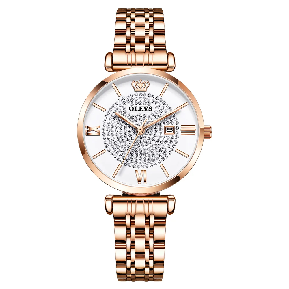 

Gold Watches For Women Luxury Diamond Brand Fashion Designer Watches Women High Quality Female Clock Elegant Quartz Wristwatch