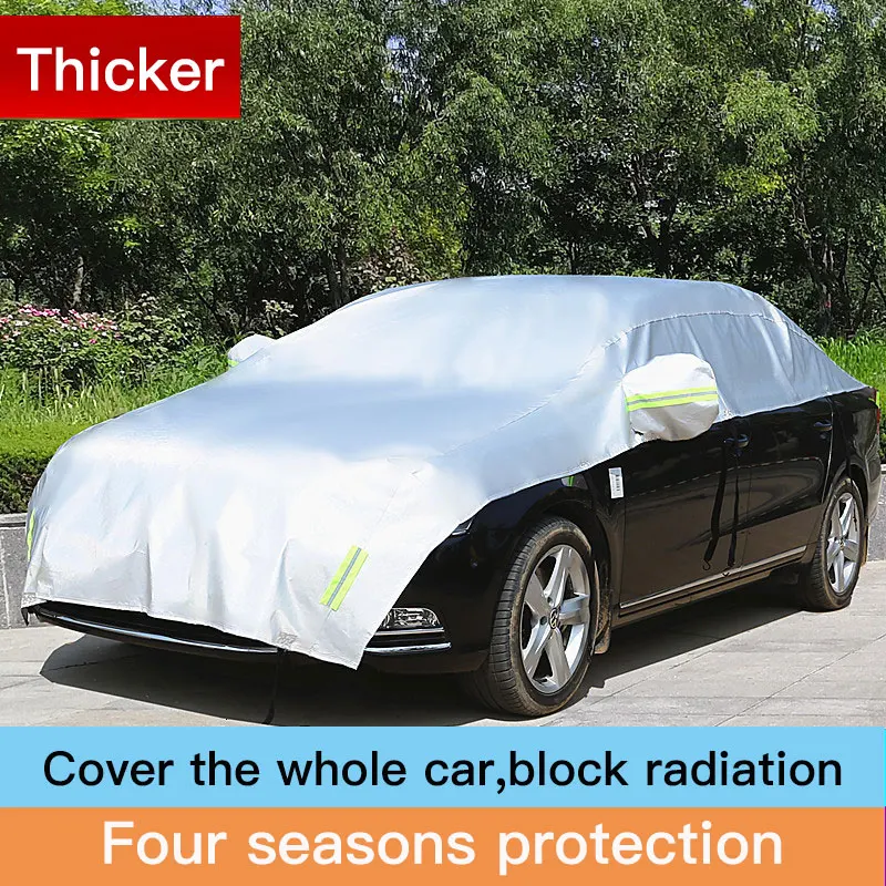 

Car Winter Snow Cover Summer Sunshade Thickened Oxford Cotton Glass Cover Antifreeze Lengthened