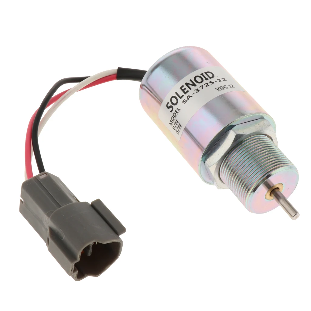 

Solenoid Valve Replacement Electric Fuel Shut Off Solenoids Valve for MITSUBISHI S3L S3L2 ENGINE, Replace#SA-3725-12