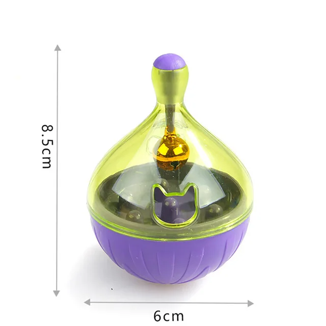 

Interactive Dog Cat Food Treat Ball Increases IQ and Mental Stimulation dog treat toy Funny tumbler design Pet toy for Dogs Cats