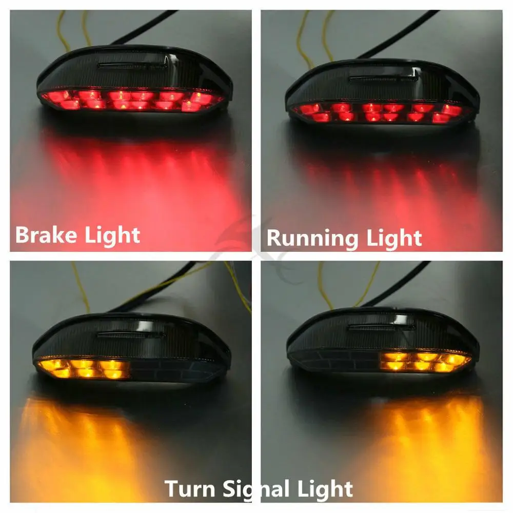 Мотоцикл прозрачный/Дым Задний поворотный сигнальный фонарь для Honda CBR600RR 2013-2017 14