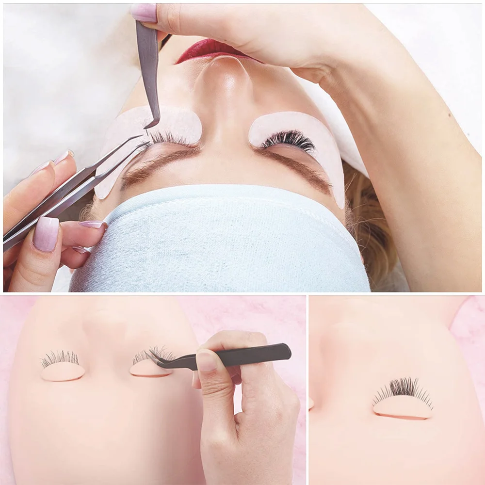 

1 Set of Detachable Model Head Display Head Mold Grafting Eyelash Head Mold