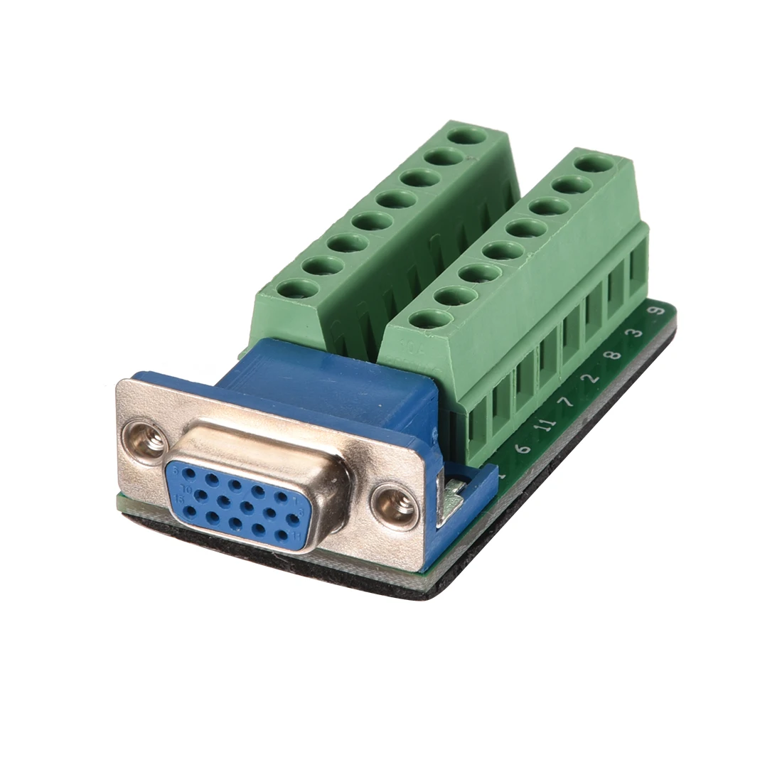 

uxcell DB15-M2 3 Row 5mm Pitch Female Terminals Board Rivet Tooth Type D-Sub Connector