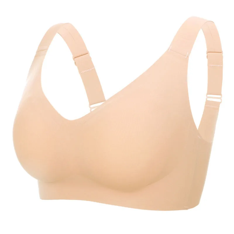 

Summer New Style Ladies Comfortable Tube Top Gathered And Wrapped Breast Girl Underwear Sexy No steel ring latex cotton Bra