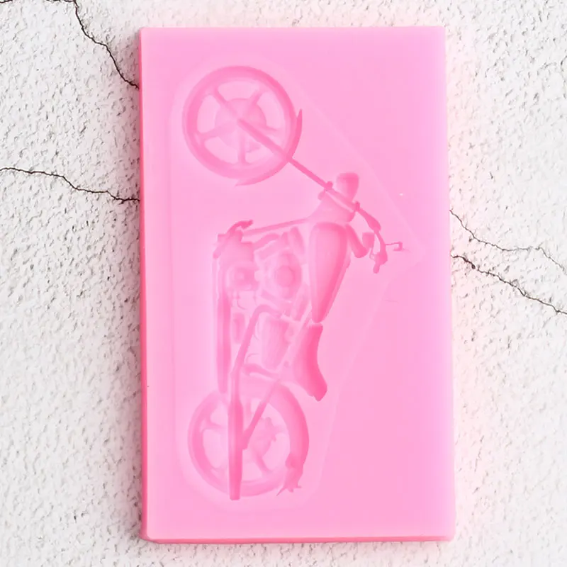 3D мотоциклетные силиконовые формы сделай сам для детского дня рождения форма