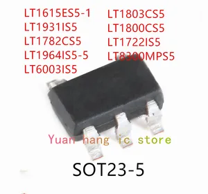 10PCS LT1615ES5-1 LT1931IS5 LT1782CS5 LT1964IS5-5 LT6003IS5 LT1803CS5 LT1800CS5 LT1722IS5 LT8300MPS5 IC