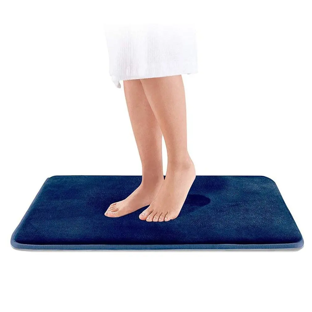 

Plush Carpet Anti-slip Soft Shaggy Floor for Living Room Bedroom Bathroom Rugs Bath Mats Water Absorption Carpet Rugs