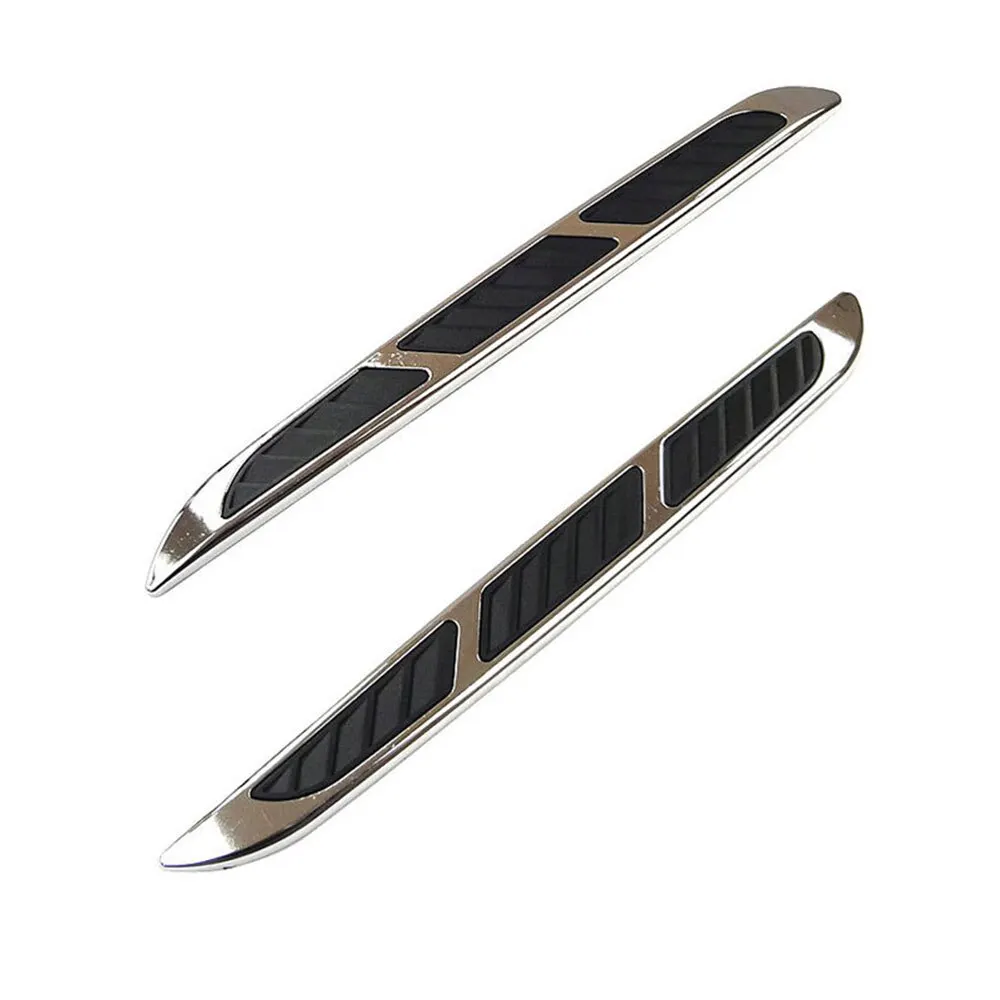 2 шт. капот автомобиля воздушного потока Vent Fender крышки Акула Наклейка жабры