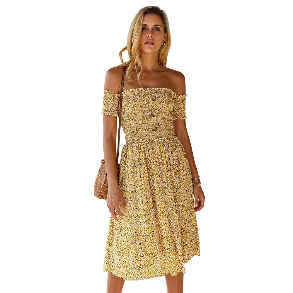 

Dress Summer 2021 Plus Size Clothes Women Boho Long Maxi Dresses Vintage Women Party Clothing Harajuku Elegant Styles M