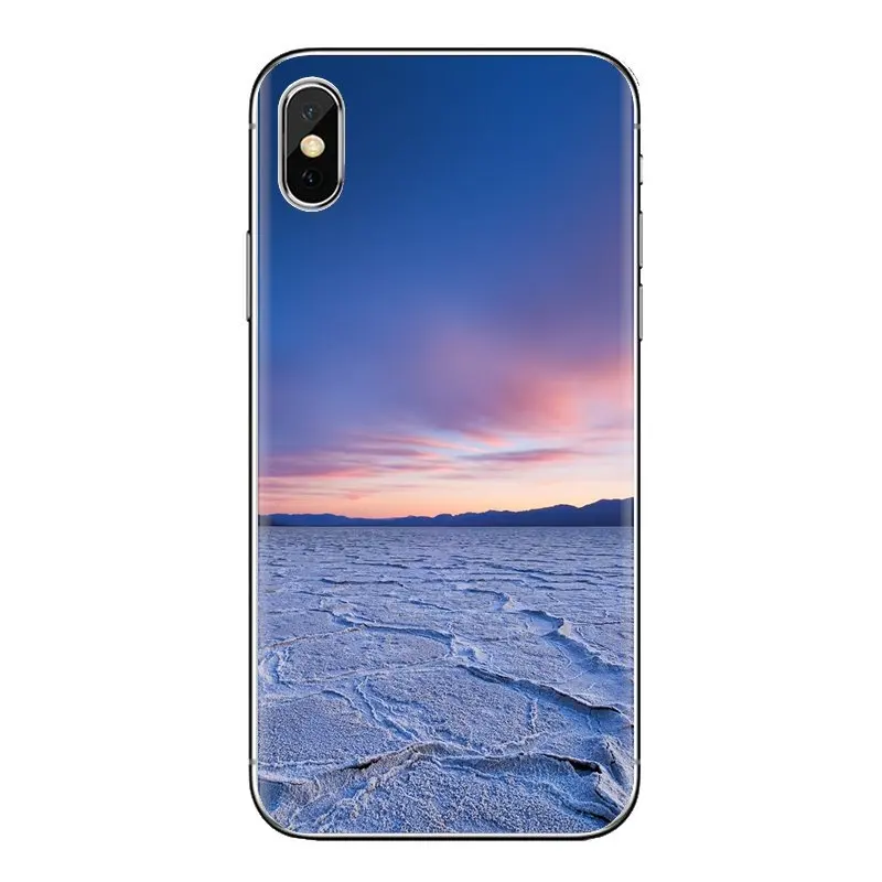 Силиконовый чехол для телефона горы Европа фон с изображением побережья