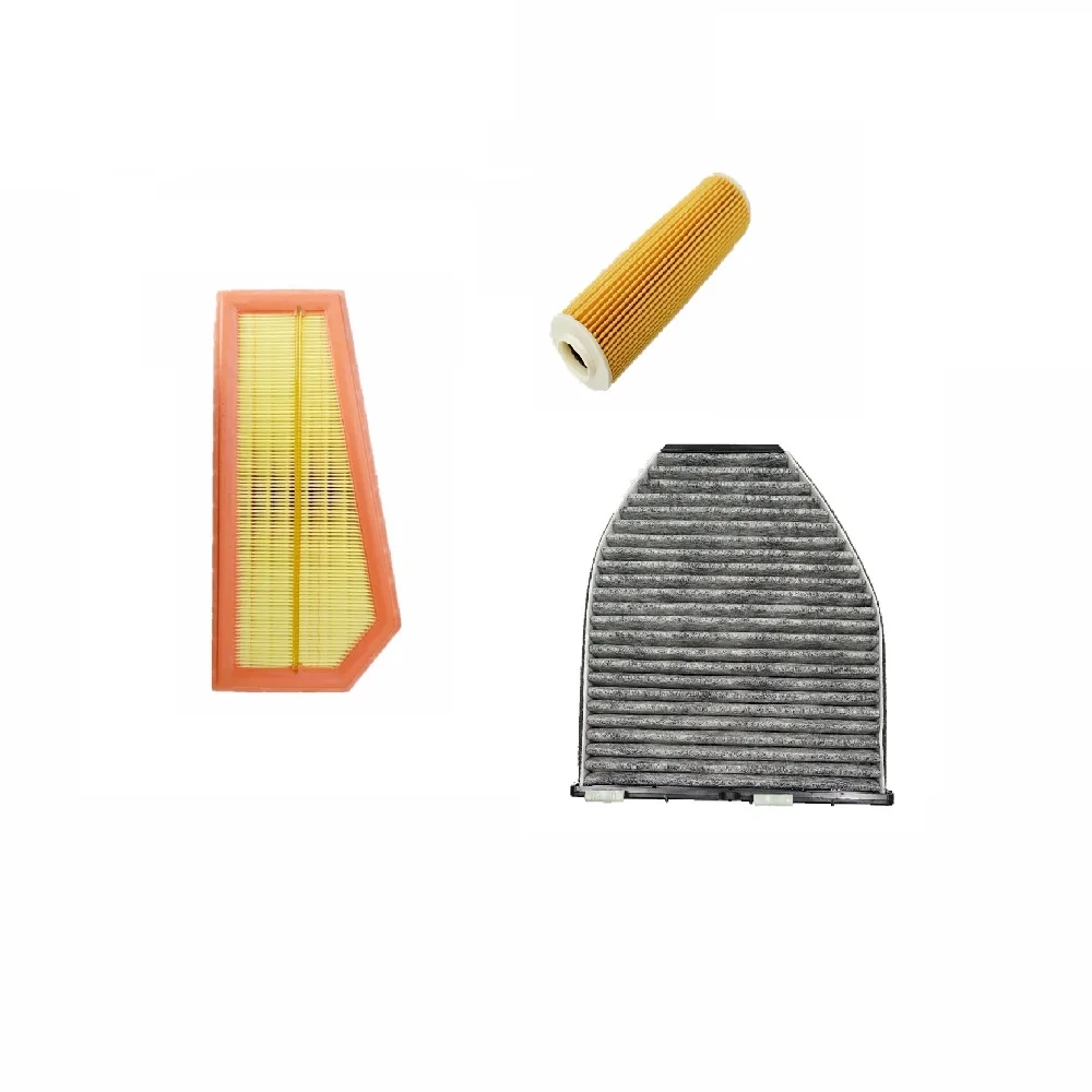 

Cabin Filter Air Filter Oil Filter 3 Pcs For Mercedes E-CLASS W212 S212 A207 C207 2010-2019 Model Built And External Fiilter Set