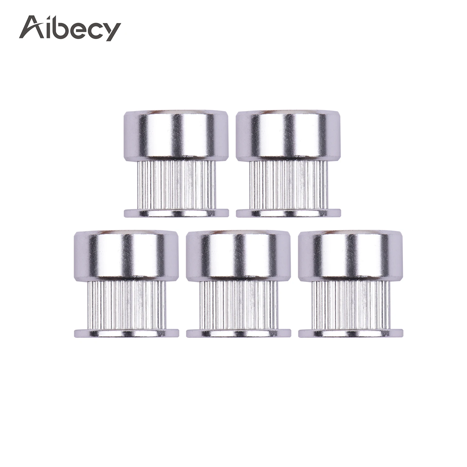Детали для 3D-принтера Aibecy 5 шт. 20 зубьев мм с алюминиевым отверстием 2 Гт