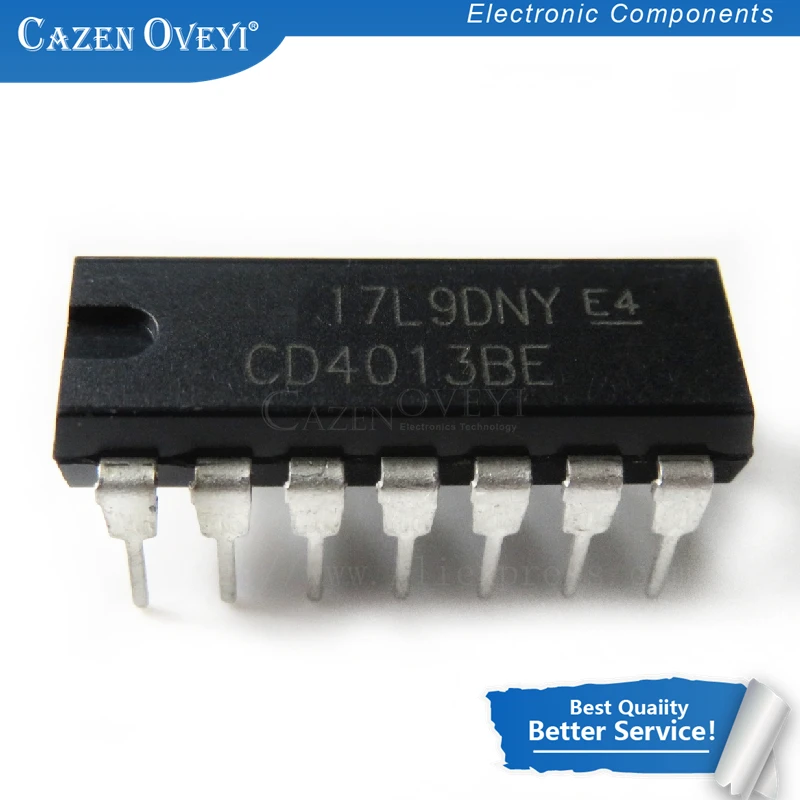 10 шт./лот CD4013BE CD4013BP DIP14 CD4013 DIP Новый и оригинальный IC в наличии|Интегральные схемы| |