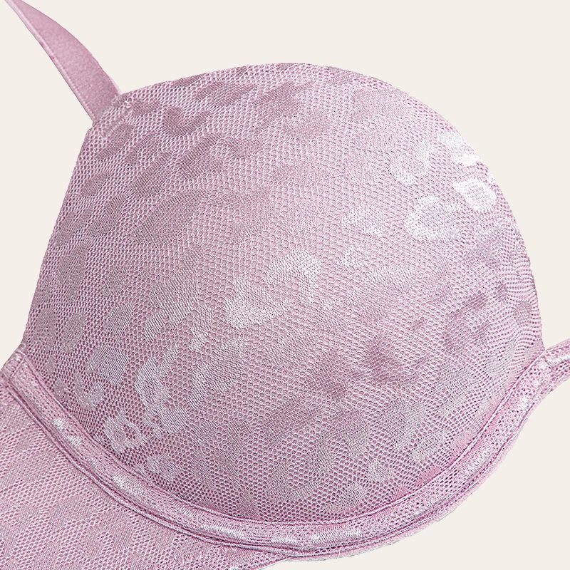 Wingslove Women's Push Up Bra Thick Cup Seamless Underwire Brassiere Soft Comfort Lingerie Underwear Sexy V-Neck Bralette Top