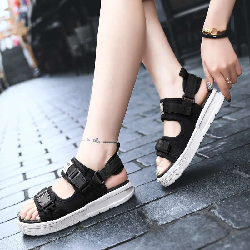 Сандалии на танкетке для мужчин и женщин дышащие пляжные спортивные босоножки