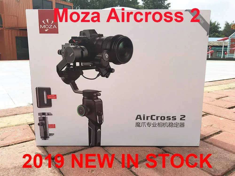 Moza Aircross 2 3-осевой Карманный Стабилизатор Для беззеркальных цифровых зеркальных камер PK DJI Ronin SC Zhiyun Crane M2