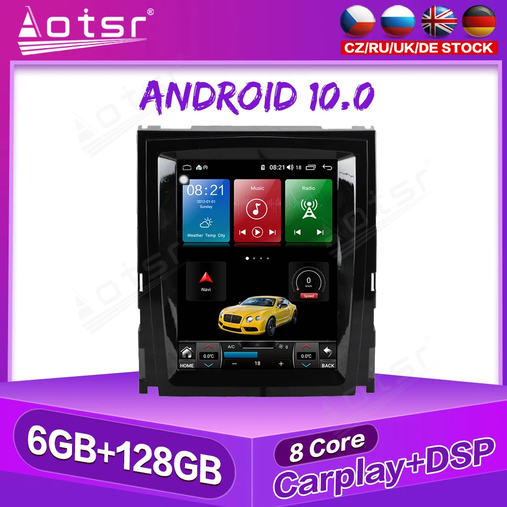 

6+128GB Android Radio Car GPS Navigation for Cadillac Escalade SLS 2007-13 Auto Stereo Multimedia Player Tape Recorder HeadUnit