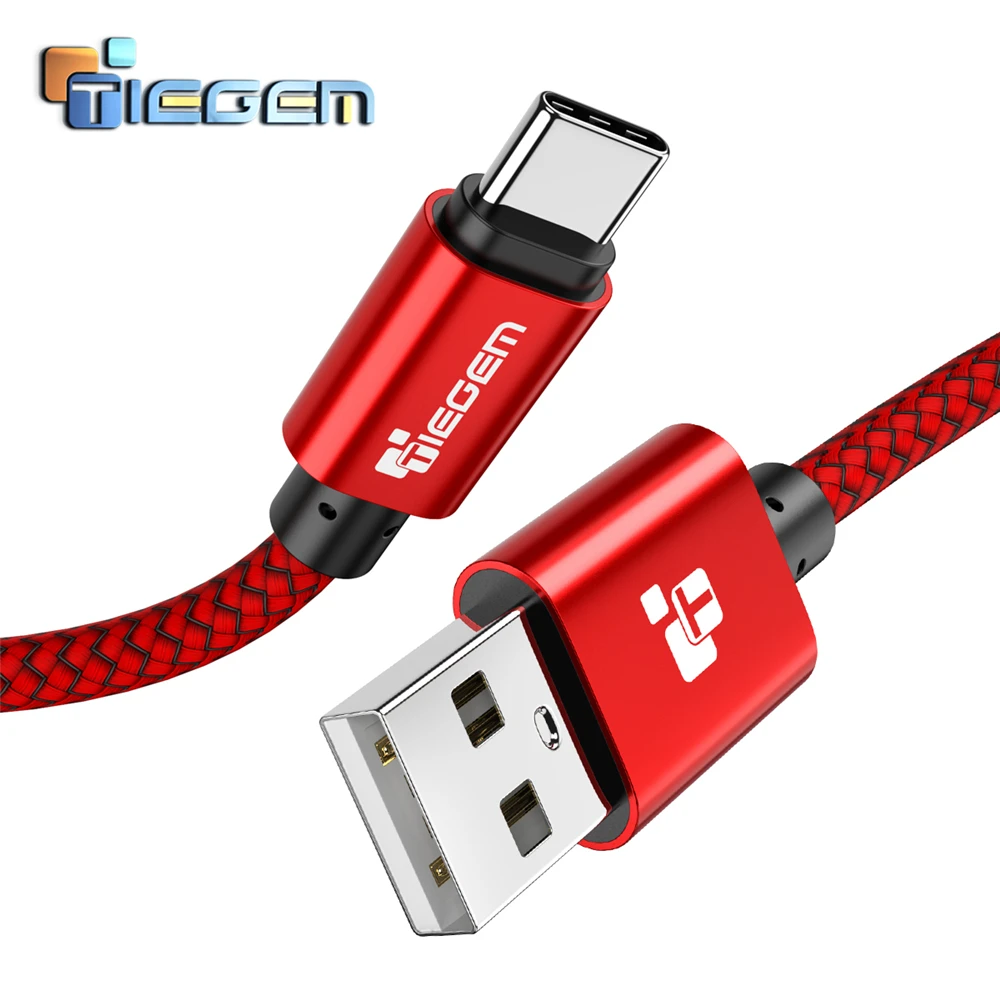 

USB-кабель TIEGEM для Samsung S10 S9, быстрая зарядка