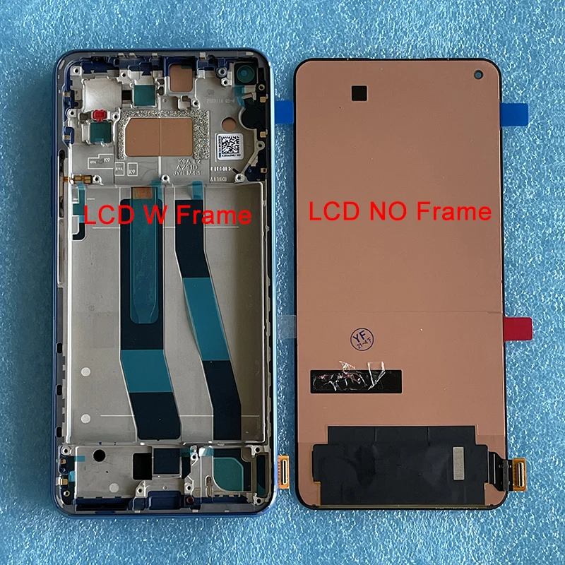 

6.5''Original AMOLED For Xiaomi Mi 11 Lite mi11 Lite LCD Display Touch Screen Panel Digitizer For Xiaomi Mi 11 Youth 5G Frame