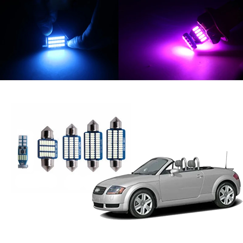 14 шт. салона светодиодный светильник лампочки Canbus комплект белый карта шаг