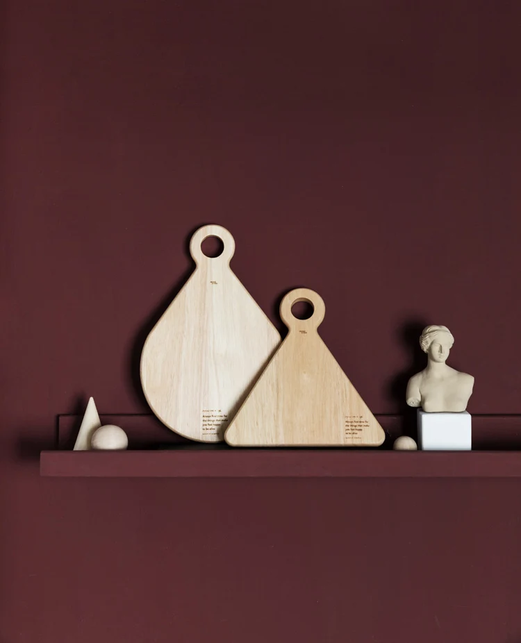 Доска разделочная из натурального дерева тарелки для фруктов ресторан