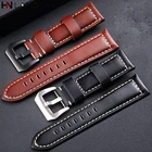 Высококачественный Гладкий Ремешок для мужских часов Panerai, деловой ремешок для наручных часов из натуральной кожи, Размер 20222426 мм