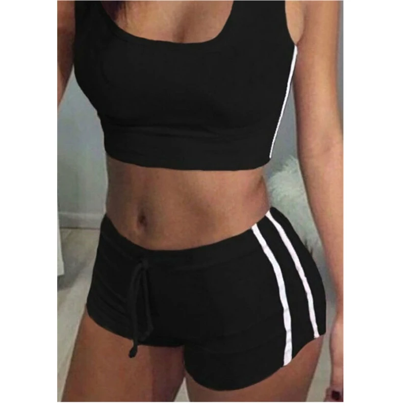 Сексуальный комплект из двух предметов спортивная одежда женская для йоги