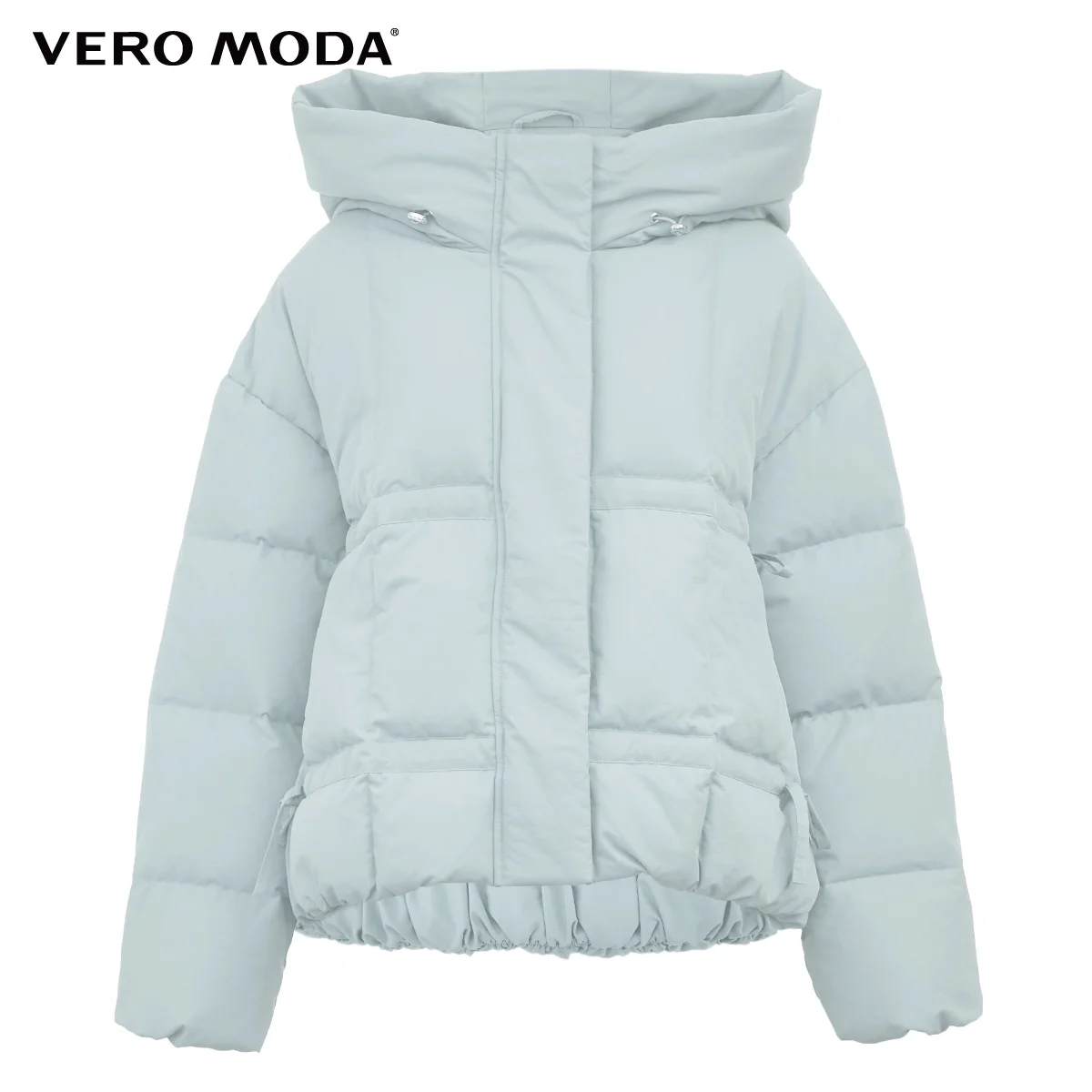 Vero Moda женский Двусторонний пуховик с капюшоном на шнуровке | 319423513