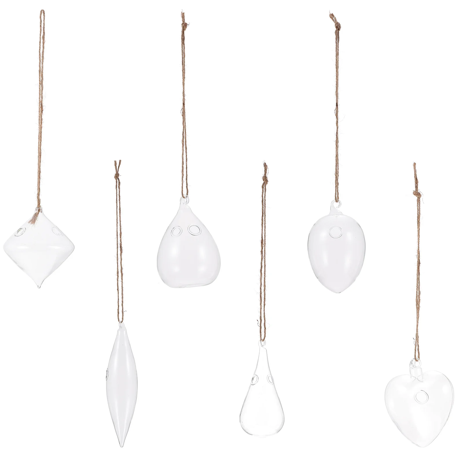 

1 Набор декоративных стеклянных растений, ваза, подвесной цветочный контейнер, домашний декор