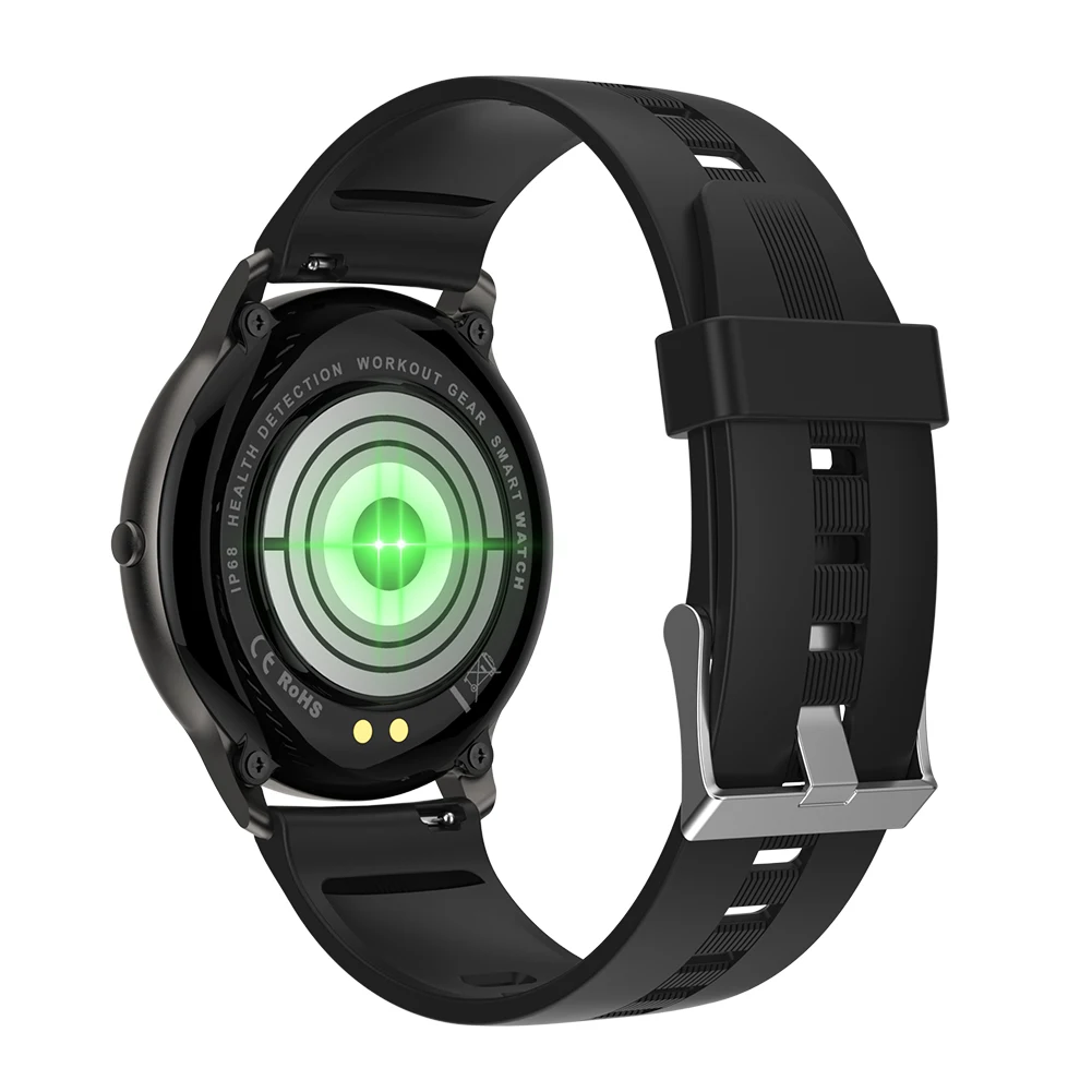 

LW11TFT Round Touch Screen Sports Watch 1.28 inch Bluetooth IP68 Waterproof Heart Rate Bracelet Monitor Smart Fitness Tracker