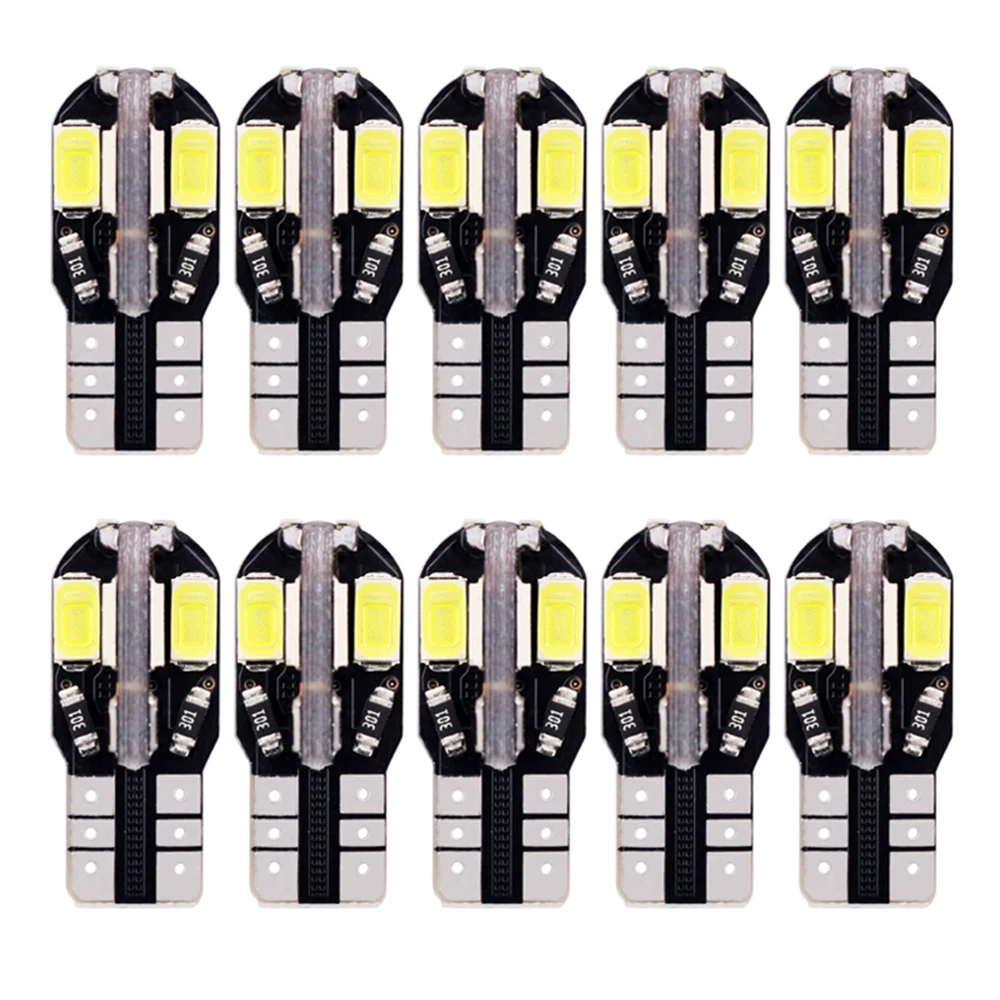 Автомобильный светодиодный габаритный фонарь T10 W5W 5630 8 SMD 12 В 194 168 автомобильный