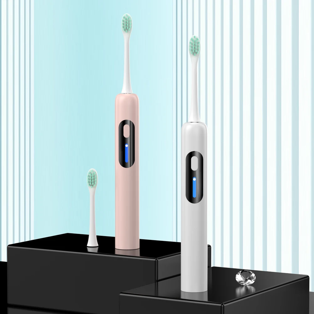 Зубная щетка электрическая Звуковая 5 режимов зарядка от USB IPX7|Электрические