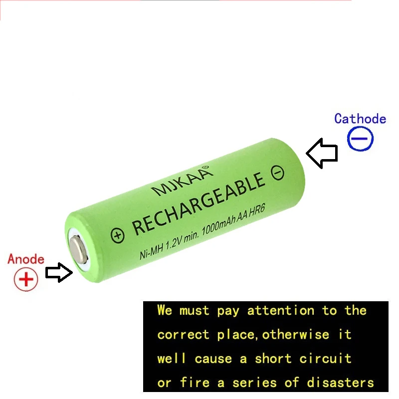 Factory Price 12PCS AA 1000mAh 1.2V  Ni-MH Battery for Toys, Electric Car Remote Control (art.: 3a36ba22db0) - 3a36ba22db0