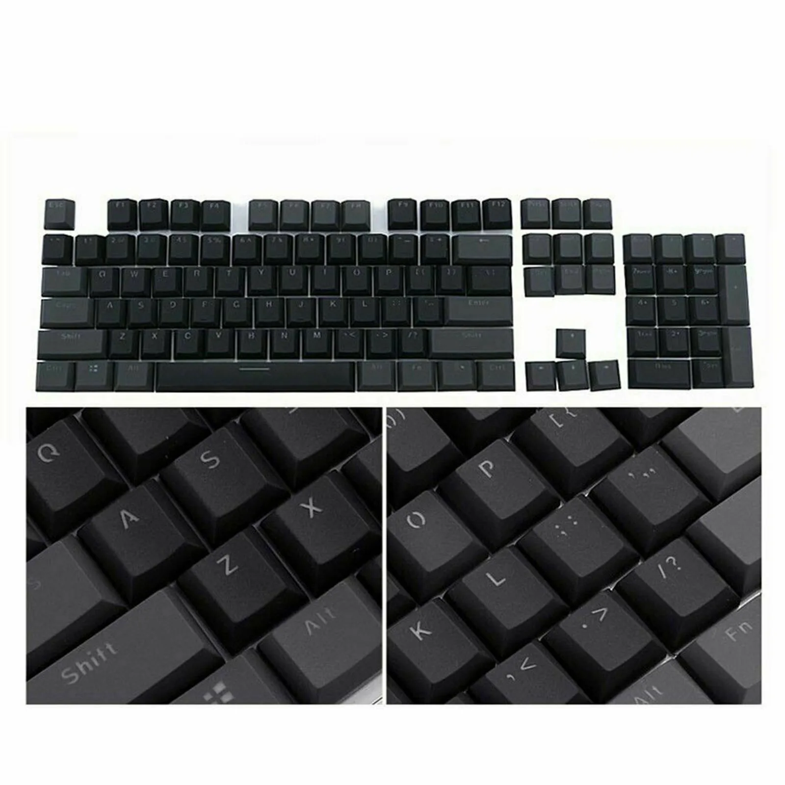 

PBT 104 keys Doubleshot Backlit KeyCaps For Cherry /Kailh /Gateron /Outemu Switch Keyboard Accessories White Yellow Blue Black