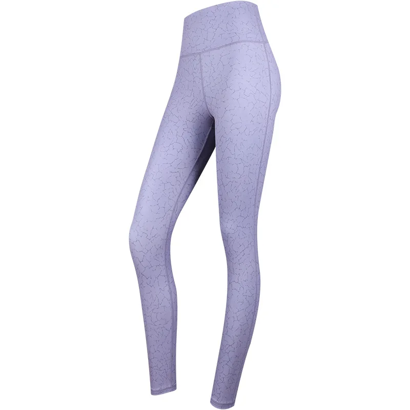 

Tights, hips, peach fitness pants, high waist, abdomen, thin printed yoga pants
