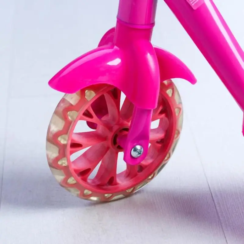 Самокат &quotПринцессы&quot музыка свет три колеса PVC d=130/110 мм 1694162 | Спорт и