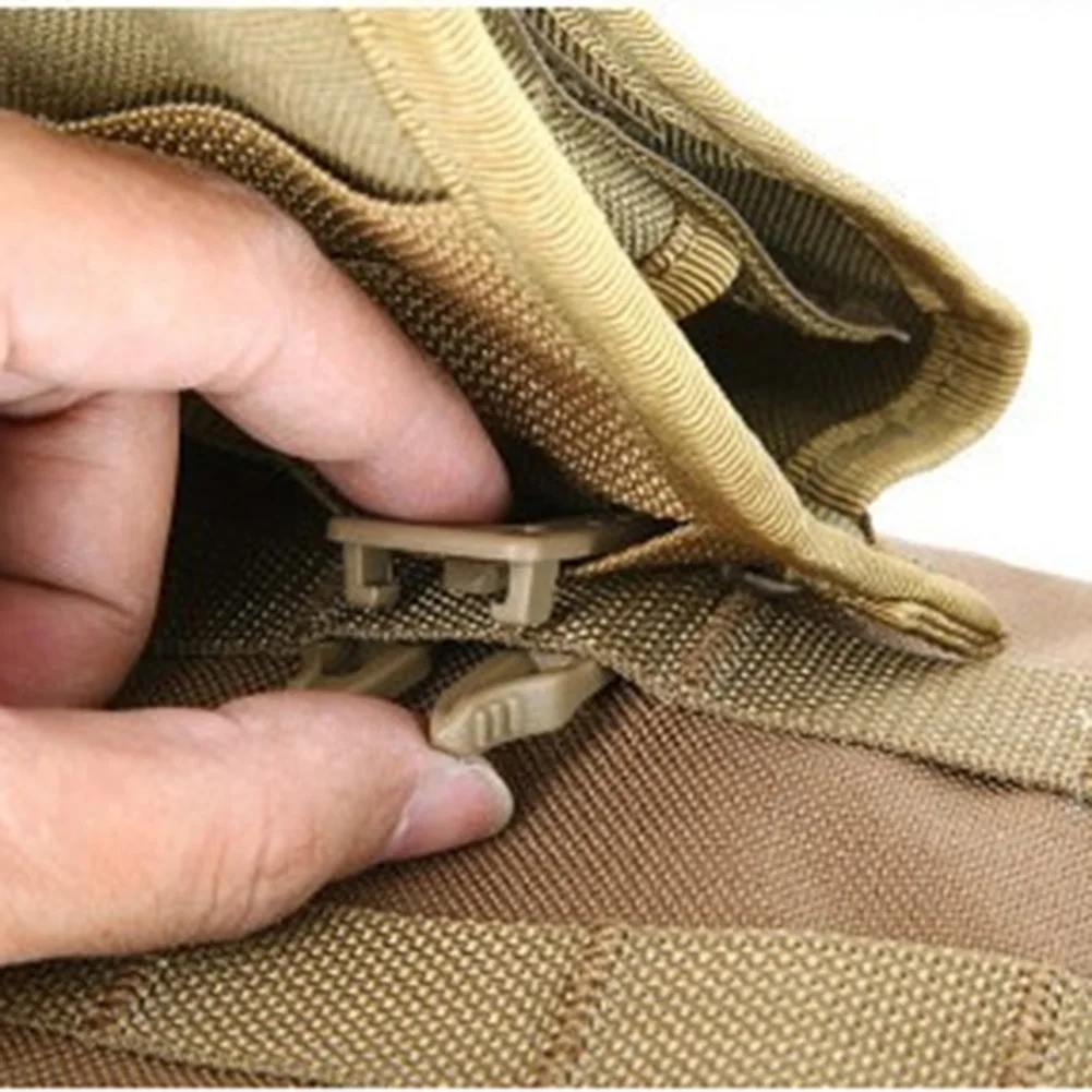 Molle Bag Strap Clip Carabiner Webbing Foldable Connect Lock Buckle Quick-Release Slip Keeper EDC Tactical Backpack Accessories |