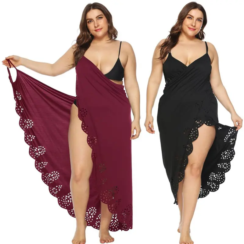 2020 размера плюс бикини прикрытие сексуальный спагетти ремень свободное летнее