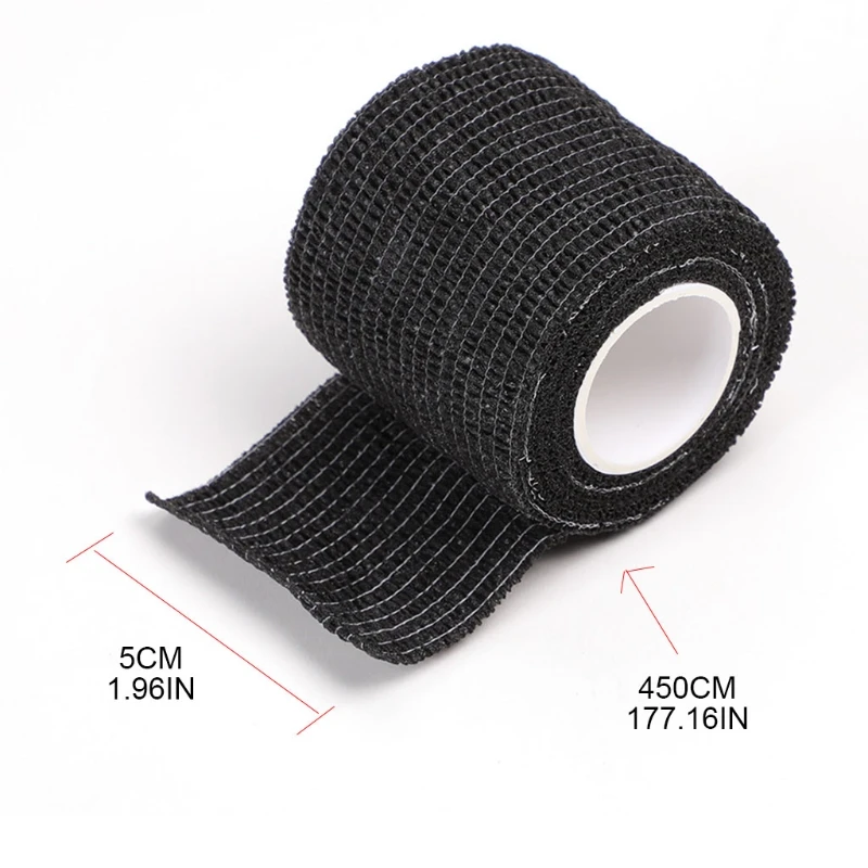 

6PCS Disposable Tattoo Grip Cover Wrap Elastic Self Cohesive Bandage Tape C1FF