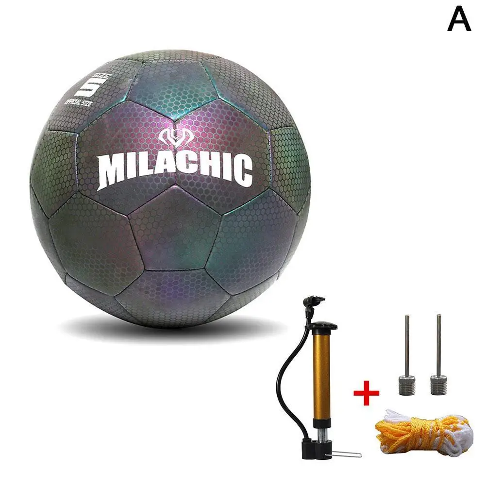 

Reflecterende Lichtgevende Voetbal, детский спортивный костюм детский студенческий экзамен Футбольная форма, для тренировок на улице, Luminescentie Opblaasbare Voetbal, де...