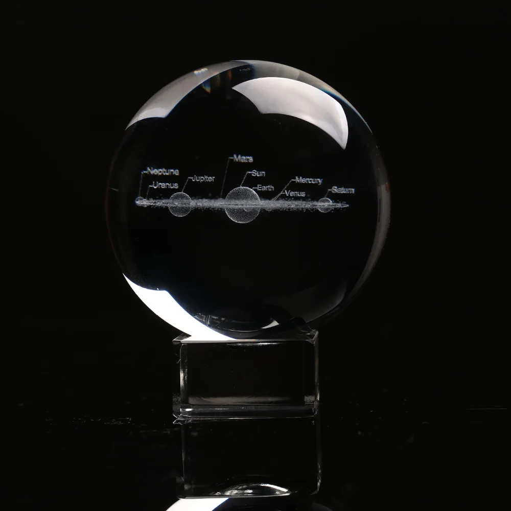 Галактические Системы мяч Миниатюрная модель планет Стекло Кристальный шар
