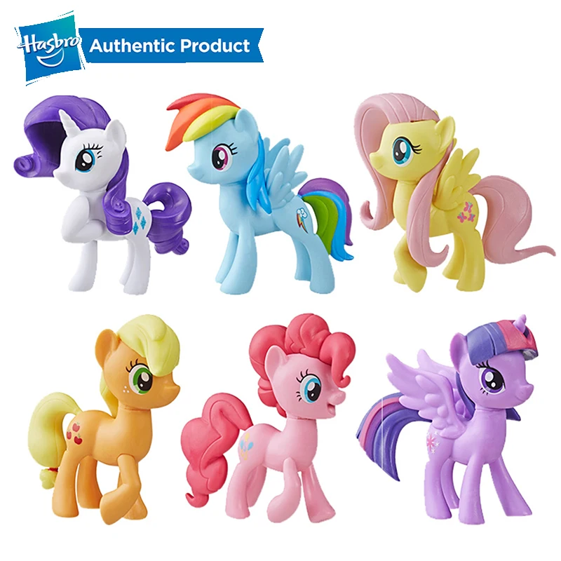 FurReal Friends, My Little Pony с рисунком из мультфильма «Мой Маленький Пони»; классические 3-дюймовая пленка фиолетовый вентилятор фигурка пони Сумерки маленькие пони кукла с отлитым в форму волос Подарки коллекция