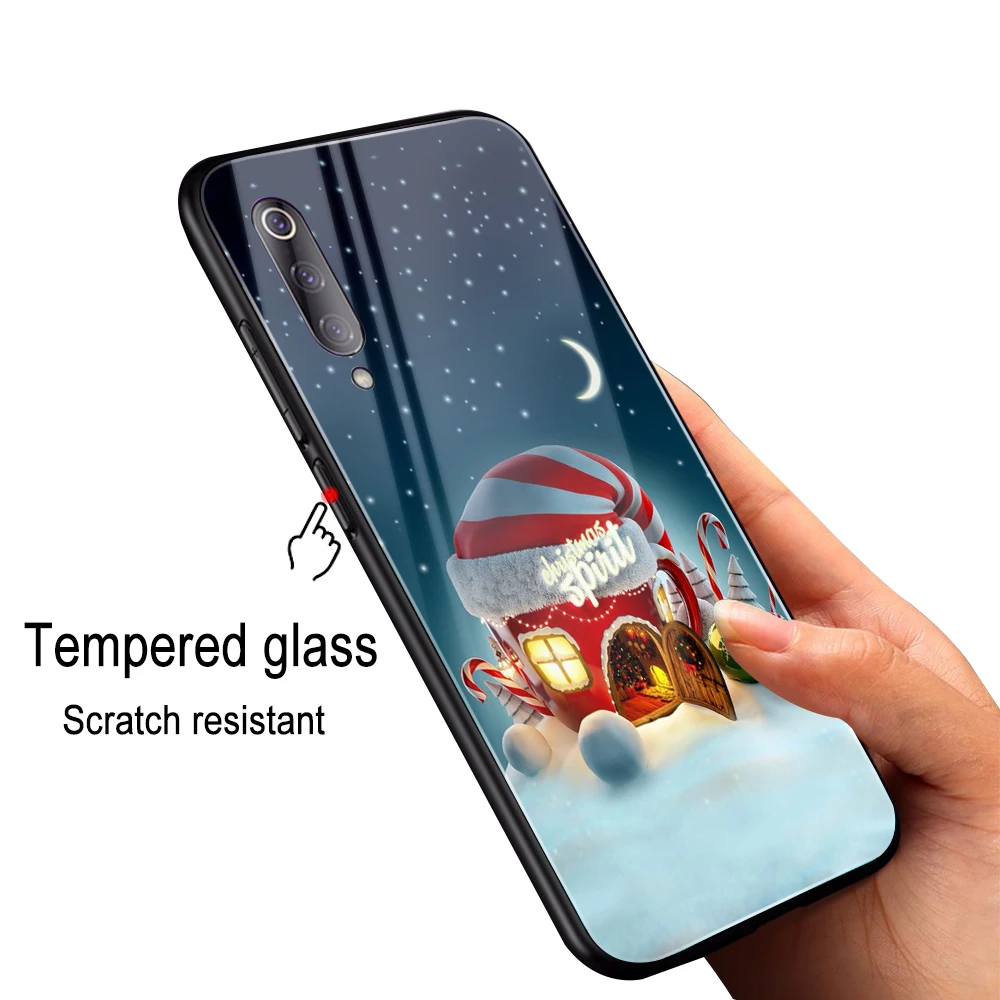 Ciciber для Xiaomi mi 9 8 9T A2 6X PocoPhone F1 X 2 2S Стеклянные чехлы телефонов Red Note 7 6 Pro Чехол С