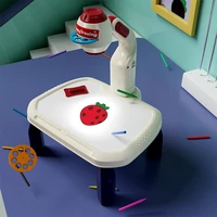 led projector art drawing table kid learning and education painting board arts and crafts projection paint tool childrens toys