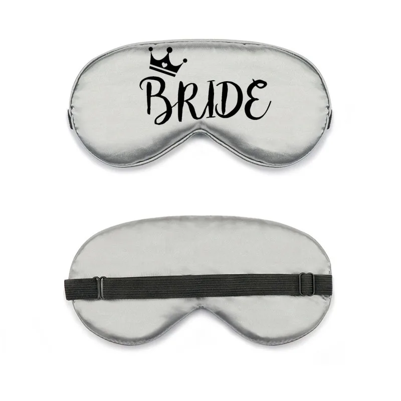 Маска для сна Team надпись Bride tribe подарок подружке невесты девичника вечеринки