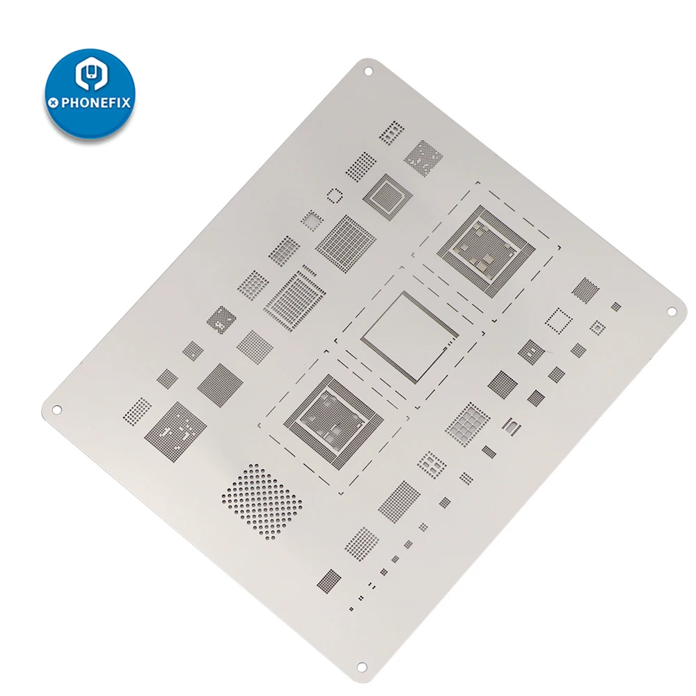 Механик iSmt Bga Ic реболлинг трафарет 0 12 мм многоцелевой для iphone 6 6P 6S 7 7P 8 8P X XS MAX 11 pro